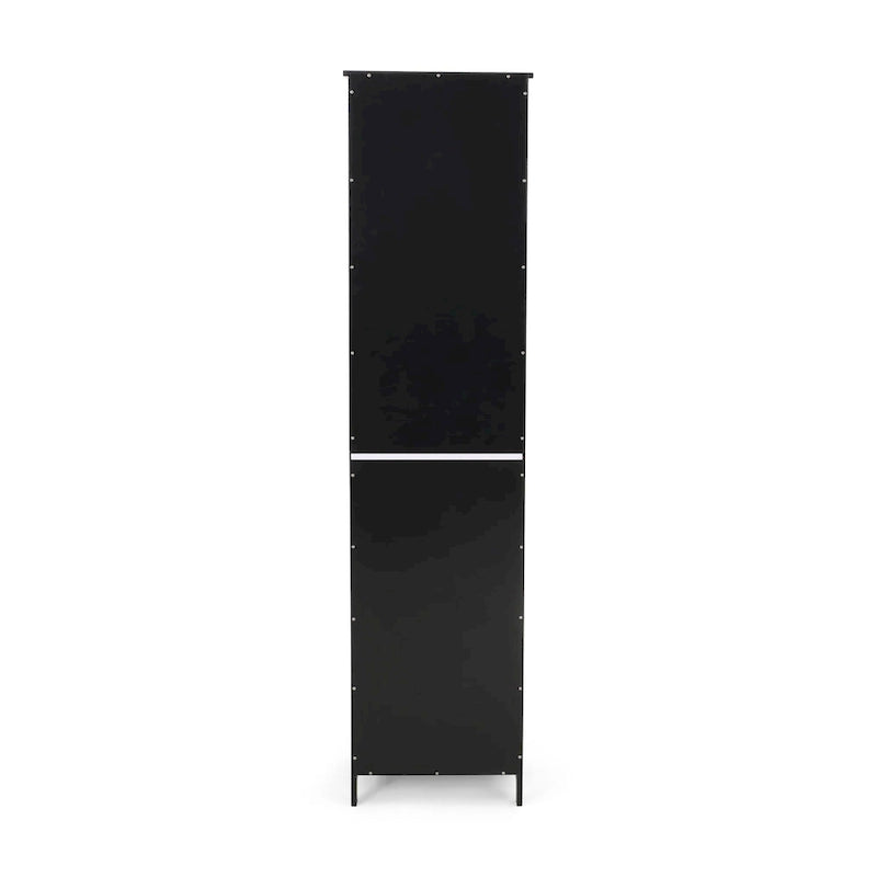 Slatted Bathroom Linen Tower