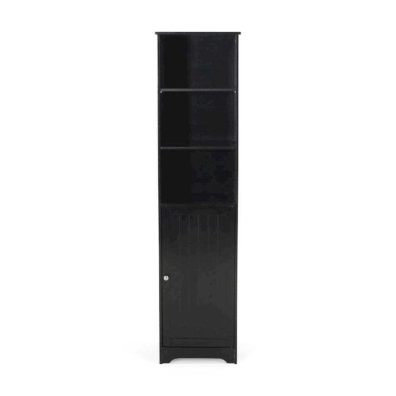 Slatted Bathroom Linen Tower