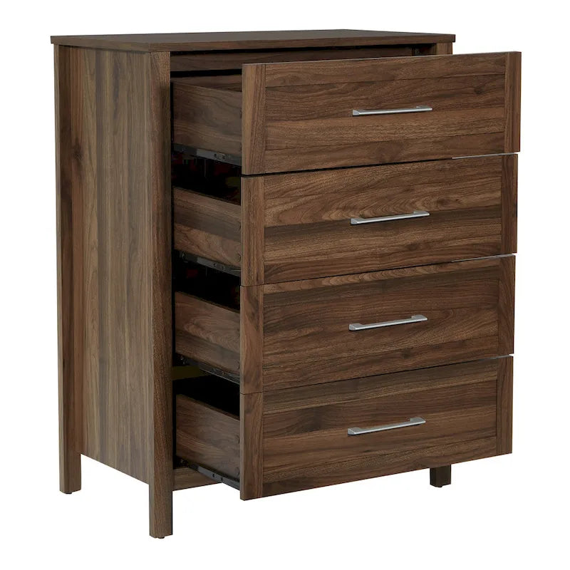 4-Drawer Storage Chest with Metal Glides