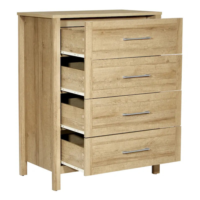 4-Drawer Storage Chest with Metal Glides