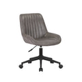 Swivel Office Chair with Microfiber Upholstery & Adjustable Gas Lift