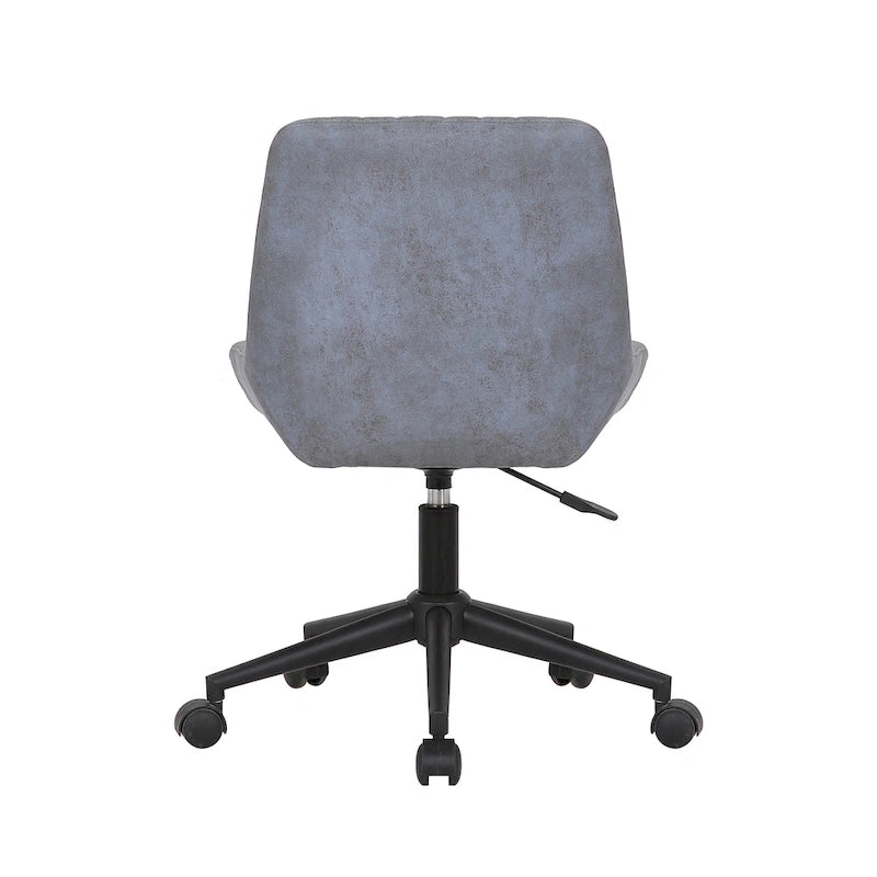 Swivel Office Chair with Microfiber Upholstery & Adjustable Gas Lift