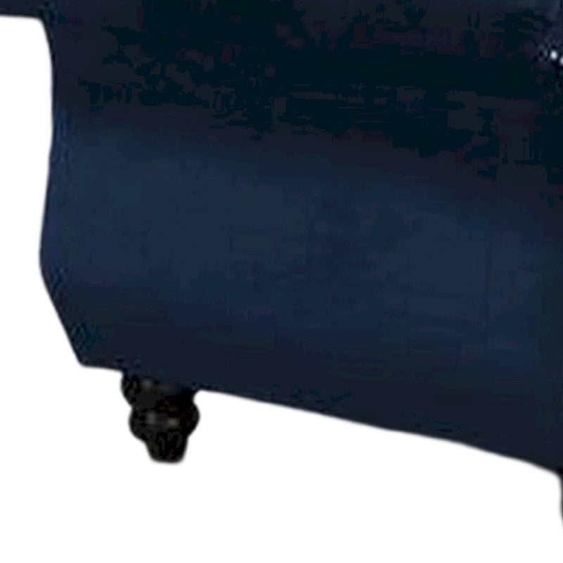 Classic Velvet Accent Chair with Button Tufted Back, Rolled Arms & Nailhead Trim