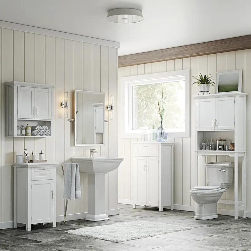 Bathroom Floor Cabinet with Drawer