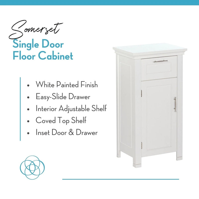 Bathroom Floor Cabinet with Drawer