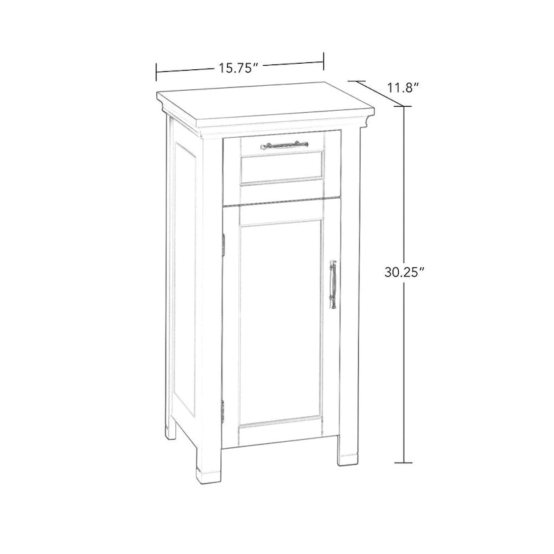 Bathroom Floor Cabinet with Drawer
