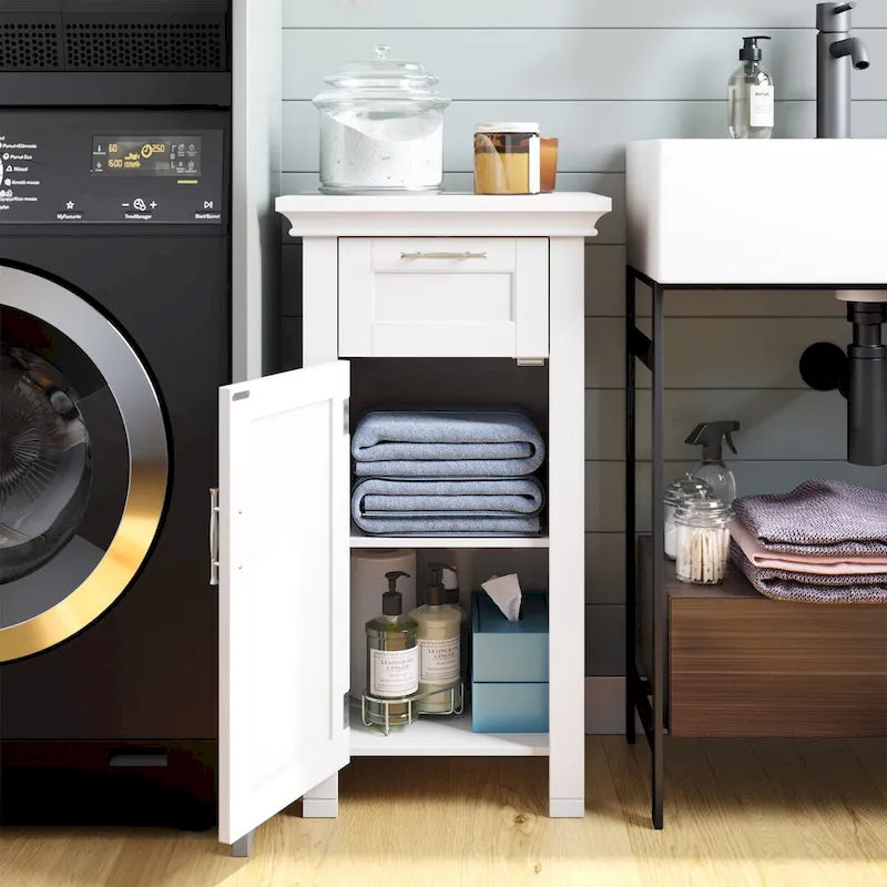 Bathroom Floor Cabinet with Drawer