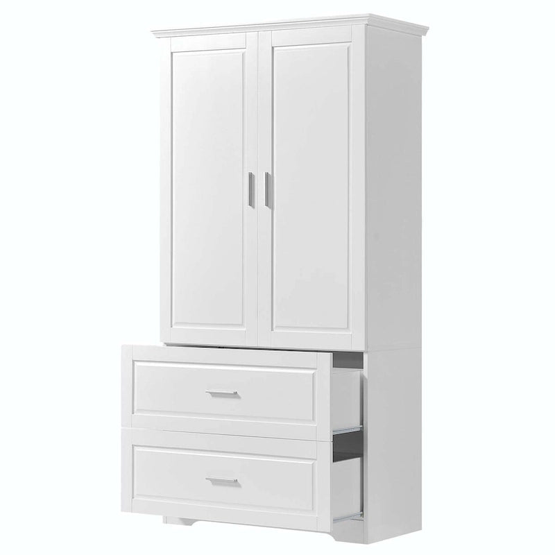 Tall Storage Cabinet with Drawers