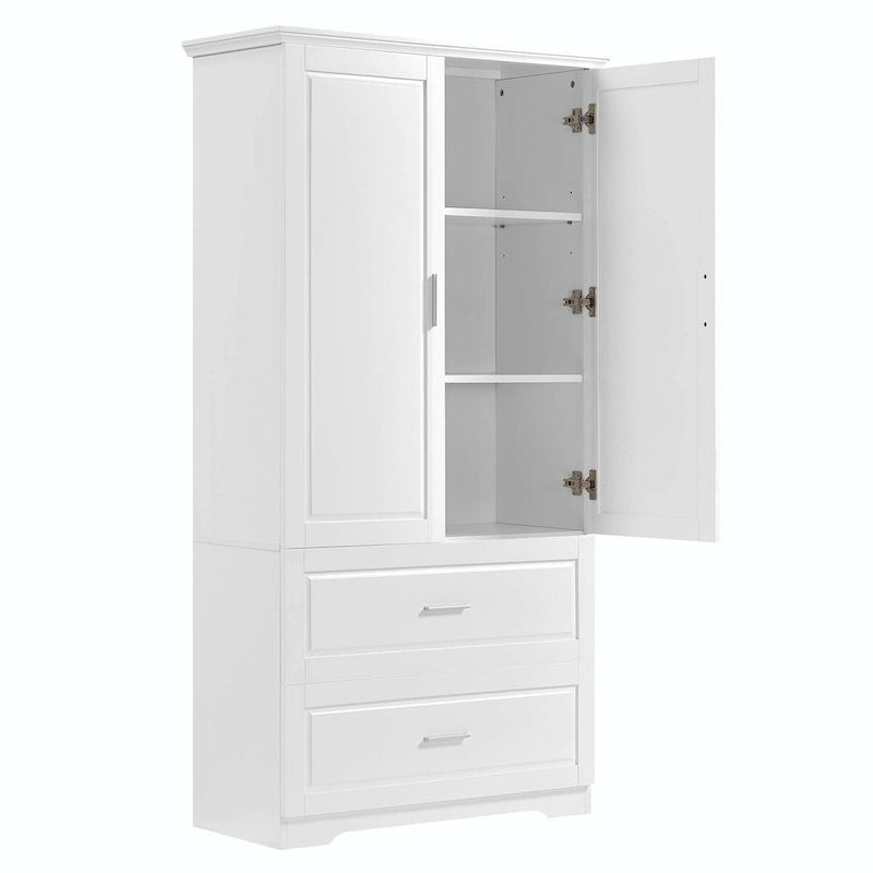 Tall Storage Cabinet with Drawers