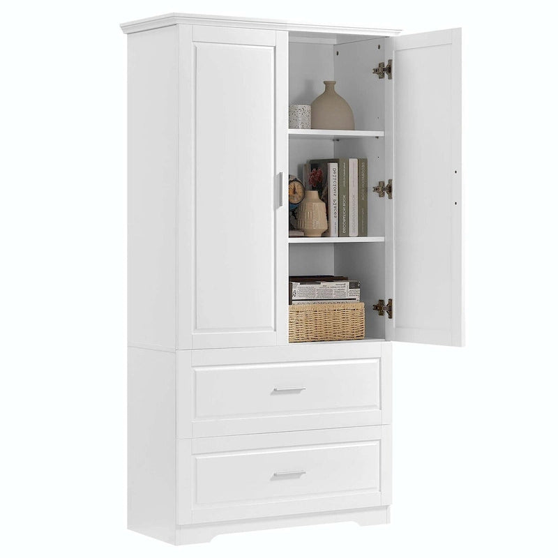 Tall Storage Cabinet with Drawers