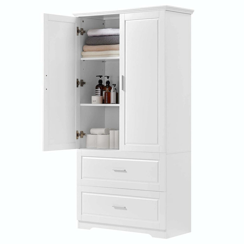 Tall Storage Cabinet with Drawers