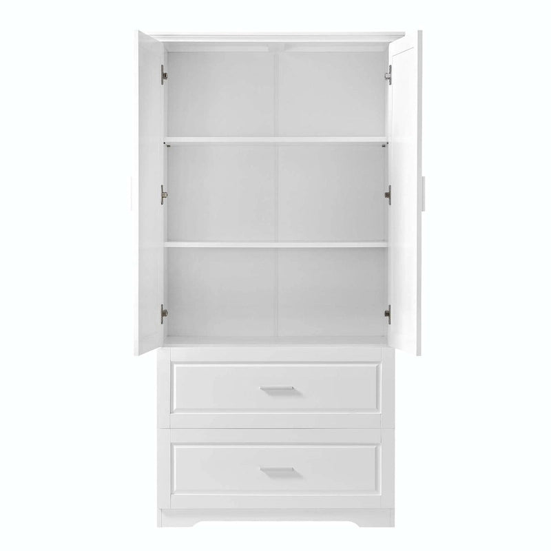 Tall Storage Cabinet with Drawers