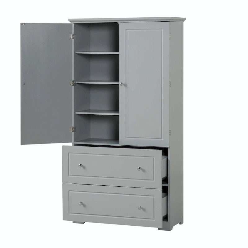 Tall Storage Cabinet with Drawers