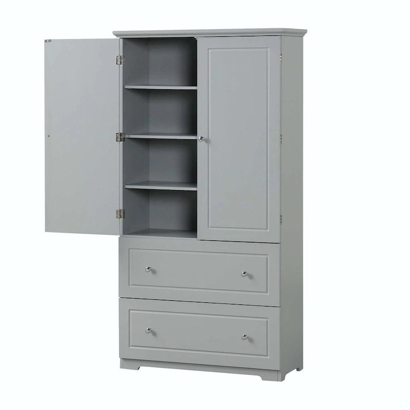 Tall Storage Cabinet with Drawers